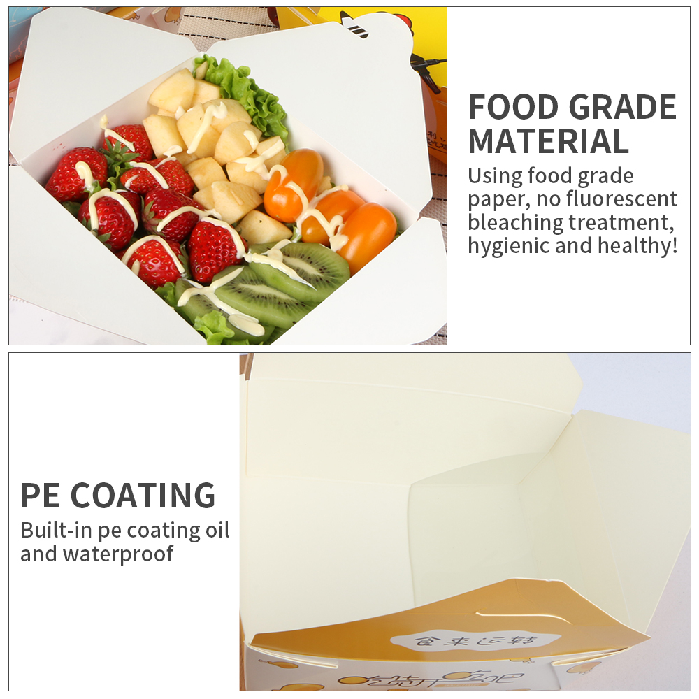 Disposable wholesale fast food fried chicken paper boxes food packaging container