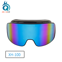 Lunettes de soleil de sport à logo personnalisé, otg cylindrique sur les lunettes anti-buée lunettes de ski de snowboard