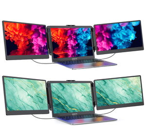 1080P Portable Laptop Extender <strong>Monitor</strong> 14 Inch IPS Screen Display with Type C Interface Dual or Triple Screen Setup - Product Image 1