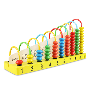 Nouvelle tendance <span class=keywords><strong>Offre</strong></span> Spéciale éducatifs en bois jouets <span class=keywords><strong>d</strong></span>'<span class=keywords><strong>apprentissage</strong></span> verticale rack en bois cadre de calcul de jouets en bois jouets calcul fram - Product Image 4