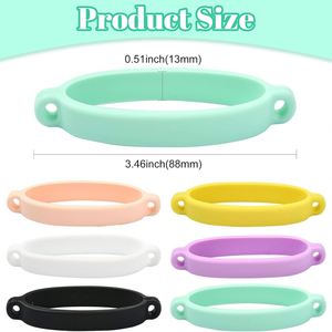 Silicone Water Bottle Sling Ring - Tumbler/<b>Drinkware</b>/Cup <b>Accessories</b> Silicone Carrying Cord, Outdoor Sports Portable Handle Loop - Product Image 2
