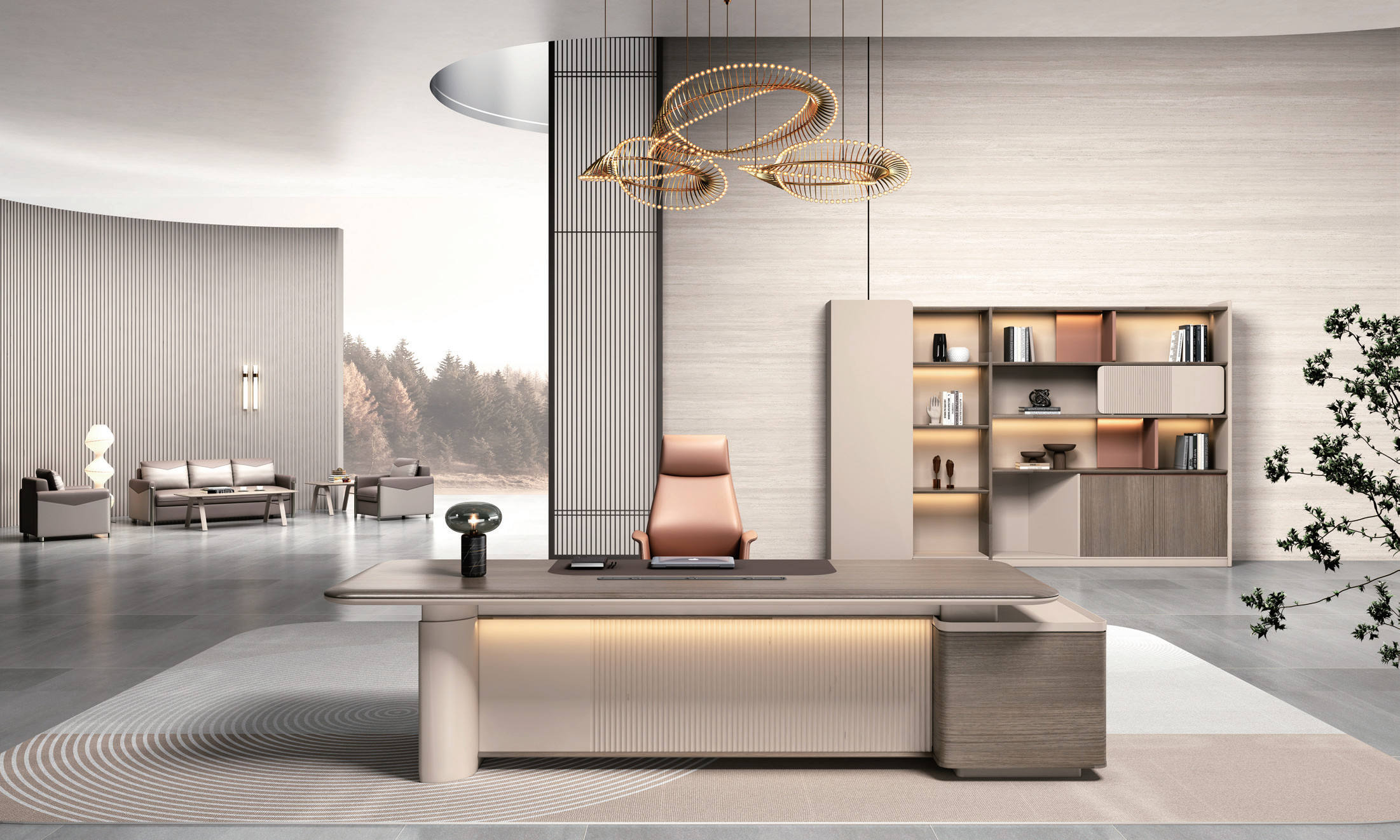 Light Fandi Palissandre + Jaune Kano Table 3