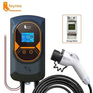 Cargador de Vehículos Eléctricos de Pared de 22kW al Mejor Precio, con Certificación CE/OCPP, Carcasa, Conector SEA J1772, Carga de Vehículos sin Contacto - Product Image 1