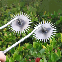 Outil de désherbage de jardin haute résistance, type tête de tournesol, en acier au manganèse forgé, extracteur d'herbes.