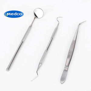 Kit de Examen Dental, Herramientas de Higiene Bucal de Acero Inoxidable, Espejo, Instrumentos de Limpieza Dental, Uso Manual para Adultos - Product Image 4
