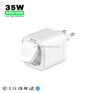 Gan PD 35W Phụ kiện điện thoại Anh AU EU đa chức năng có thể thu vào tường không dây sạc cho iWatch điện thoại di động - Product Image 3