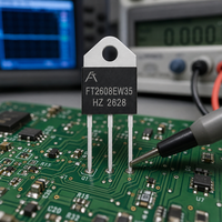 FT2608EW35: Tiristor bidireccional de 3Q con aislamiento interno de alta resistencia a la corriente y al tiempo (dv/dt)