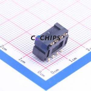 CFP-0402MB DIP Switch SMD Switch Piano Key Single Pole Single Throw 4 2.54mm - Product Image 2