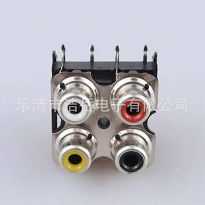 ขั้วต่อ RCA โฟโน 4 พิน แบบติดตั้งบนแผง สำหรับเสียงและวิดีโอ รุ่น OF - Product Image 2