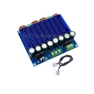โมดูลเครื่องขยายเสียงสเตอริโอระบบดิจิตอล Class D รุ่น TDA8954TH กำลังขับ 420W*2 ช่องสัญญาณคู่ บอร์ดเครื่องขยายเสียง HIFI รุ่น XH-M252 ใช้ไฟ AC 24V แบบคู่ - Product Image 2