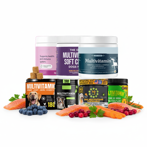 Integratore Multivitaminico Tutto in Uno per Cani Anziani, Compresse Morbide per la Salute di Anca, Articolazioni, Cuore e Cervello - Product Image 1