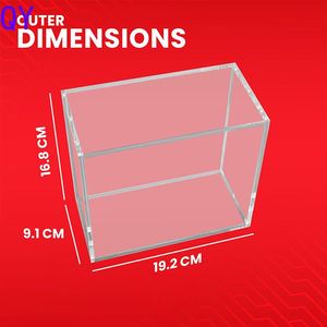 Y Y caja de almacenamiento acrílica transparente Elite Trainer con tapa magnética resistente a UV para cartas de juego boosters - Product Image 4