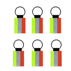 <span class=keywords><strong>Porte</strong></span>-<span class=keywords><strong>clés</strong></span> réfléchissant promotionnel double face pour sac à dos et utilisation en moto - Product Image 4