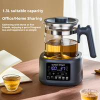 Bouilloire Électrique Multifonctionnelle 600W 1.3L en Verre Épaissi 316SS Classe A, Température Constante 72H, Arrêt Automatique, Pour Maison, Hôtel, Extérieur