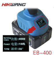 Outil de sertissage de cosses de câbles hydraulique alimenté par batterie EB-400 16-400mm2, pince à sertir électrique hydraulique rechargeable 18v, presse-câbles