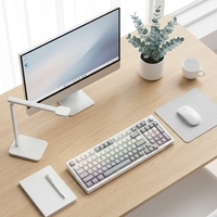 Nouveau clavier mécanique à trois modes, 97 touches, filaire USB, rétroéclairage RGB, touches interchangeables à chaud, pour le jeu et le bureau
