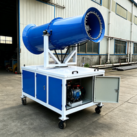 Canon à brouillard anti-poussière automatique 380V à moteur diesel pour atelier de meulage métallique – Suppression des particules en suspension