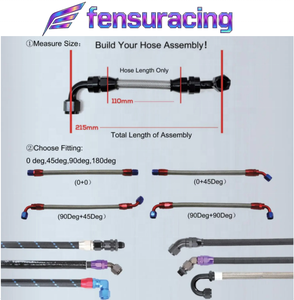 FS Custom -<span class=keywords><strong>6</strong></span> -<span class=keywords><strong>8</strong></span> -10 -<span class=keywords><strong>12</strong></span> <span class=keywords><strong>1</strong></span>/2\" <span class=keywords><strong>3</strong></span>/<span class=keywords><strong>8</strong></span>\" 5/<span class=keywords><strong>8</strong></span>\" <span class=keywords><strong>3</strong></span>/4'' <span class=keywords><strong>1</strong></span>'' Tubo in PTFE Intrecciato in Nylon Nero con Raccordi a Sgancio Rapido e Assemblaggio - Product Image 3