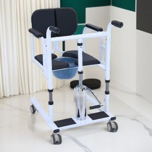 Hydraulic Patient Transfer Lift <strong>Chair</strong> for <strong>Elderly</strong> Commode Shower Bathroom Safety Equipment Health Care Supply - Product Image 3