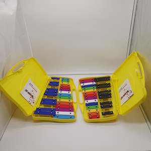 <span class=keywords><strong>Xylophone</strong></span> <span class=keywords><strong>chromatique</strong></span> coloré à 25 notes avec touches en métal piano d'instruments de musique pour enfants - Product Image 2
