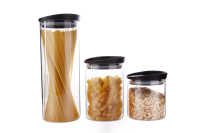 Matériaux durables, sains et de qualité alimentaire, service OEM ODM pour restaurants, salles à manger, bocaux de conservation des aliments en verre avec couvercles