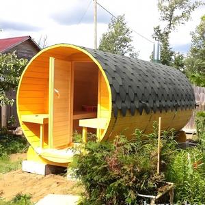 Estilo de moda 2025: estufa de leña de vapor tipo barril de madera maciza personalizable de varios tamaños para exteriores de alta calidad - Product Image 2