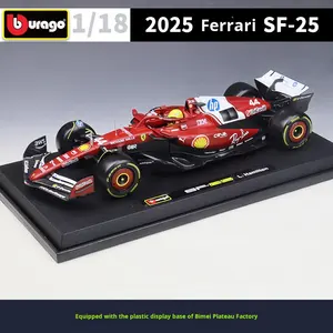 <span class=keywords><strong>Bburago</strong></span> 2025 <span class=keywords><strong>1</strong></span>:<span class=keywords><strong>18</strong></span> Ferrariii Sf-25 16 Leclerc Sf-25 44 Hamilton Formule <span class=keywords><strong>F1</strong></span> Voiture de course  Modèle de voiture en alliage moulé sous pression Jouet - Product Image 3
