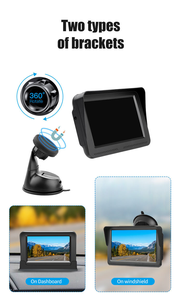 Kỹ thuật số không dây sao lưu Cam HD 1080P đảo ngược phía sau xem máy ảnh <span class=keywords><strong>5</strong></span> <span class=keywords><strong>inch</strong></span> <span class=keywords><strong>LCD</strong></span> 2.4 Gam màn hình không dây xe hệ thống màn hình cho RV xe tải - Product Image 4