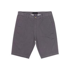 Pantalones cortos chinos casuales de corte ajustado para hombre con tela elástica, cintura media y estilo de bolsillos moderno y minimalista. - Product Image 1