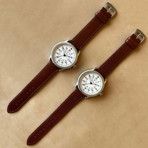 Factory Sale Luxury Brand Strap <b>Watch</b> Engraved Buffalo Pattern 18mm/20mm Leather Band Spanish Style Hot Seller Diloy Spare <b>Parts</b> - Product Image 4