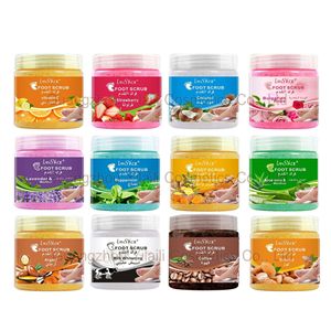 Lotion corporelle exfoliante parfumée aux fruits à la vitamine E la plus vendue <span class=keywords><strong>pour</strong></span> éliminer les callosités et les cellules mortes de la peau et gommage au sel humide 680g - Product Image 2