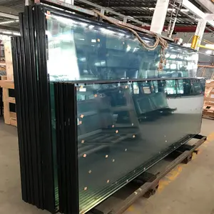 8mm thickness double glazed safety glass insulated glazing safety glass on 4 story glass building windows