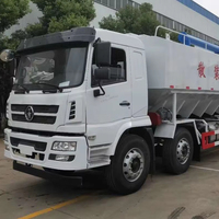 Truk Pengangkut Pakan Ternak Diesel China 160HP Euro 6 4.0L dengan Auger Hidrolik, Logistik Pakan Ternak, Laris Terjual