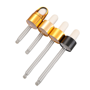 Accesorios de Suministro: Gotero de Vidrio Transparente de <span class=keywords><strong>13</strong></span>-16 mm con Anillo Dorado, Anillo Plateado, Anillo Blanco y Negro, y Tapón Blanco y Negro - Product Image 5