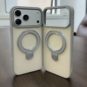 เคส iPhone แบบมีหน้าต่างขนาดใหญ่ พร้อมวงแหวนแม่เหล็ก รองรับการใช้งานกับ TPU PC ป้องกันการกระแทก สำหรับรุ่น 11 12 13 14 15 Pro Max Plus - Product Image 2