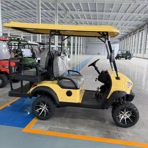 Voiturette de <span class=keywords><strong>golf</strong></span> électrique tout-terrain 4 places, moteur AC 4KW, 60V100Ah, buggy tout-terrain, capacité de montée de 30%, CE, LHD RHD, OEM pour les centres de villégiature et le tourisme - Product Image 2