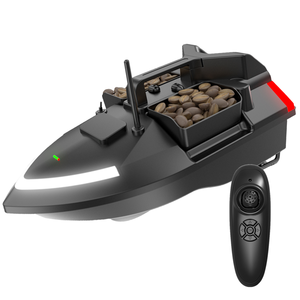 Flytec V801 12000Mah 500m, bateau d'appât de pêche à la carpe à point fixe avec 3 trémies d'appât et veilleuses - Product Image 1
