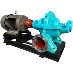 High-Pressure Single Stage Double Suction Pump <b>Large</b> Flow Horizontal Split Case Centrifugal Cast Iron Steel Watering - Product Image 1