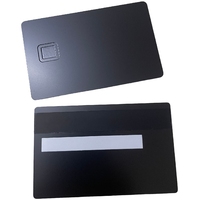 Carte de débit Visa vierge en métal miroir découpée au laser, noir, argent, or rose, or 24 carats, avec fente pour puce EMV
