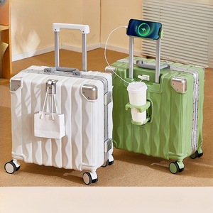 <span class=keywords><strong>Valigia</strong></span> Mini Colorata da 18 Pollici, Bagaglio a Mano con Telaio in Alluminio, <span class=keywords><strong>Valigia</strong></span> di Lusso di Grandi <span class=keywords><strong>Dimensioni</strong></span> per Bambini - Product Image 3