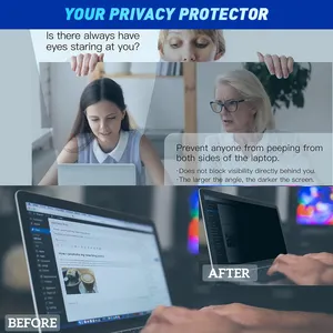 LFD 0002 pelindung Anti silau cahaya biru Filter layar Privasi, perisai Filter kompatibel dengan HP/Dell/Acer/Asus/Samsung/Lenovo