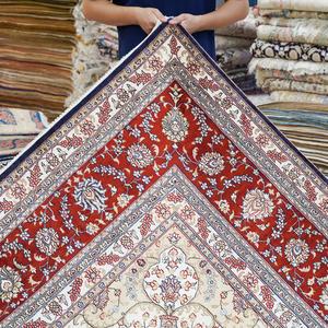 9x12ft Soie Fabrication Prix Chinois Soins Prière Myslim <span class=keywords><strong>Hamadan</strong></span> Tapis Turcs Pour Tables Centrales - Product Image 4