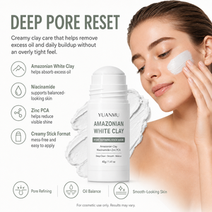 <span class=keywords><strong>Masque</strong></span> en <span class=keywords><strong>argile</strong></span> <span class=keywords><strong>blanche</strong></span> amazone pour le visage, exfoliant, lissant, nettoyant en profondeur les pores, <span class=keywords><strong>masque</strong></span> en <span class=keywords><strong>stick</strong></span> détoxifiant pour affiner les pores - Product Image 2