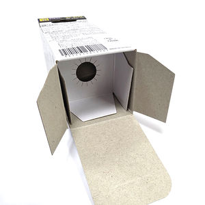 Caja de papel plegable ecológica de calidad superior con impresión de logotipo personalizado para productos de bombilla - Product Image 3