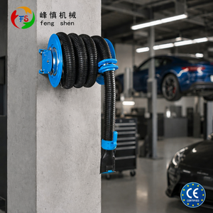 Enrouleur de <span class=keywords><strong>Tuyau</strong></span> d'Extraction Rétractable Automatique Certifié CE ISO pour Atelier Automobile et Garage – Garantie Un An – Personnalisable - Product Image 2