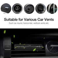 SOCELI Pengharum Mobil Logam Tahan Lama dengan Penjepit Ventilasi Aman dan Aroma Lautan untuk Berbagai Ventilasi Kendaraan