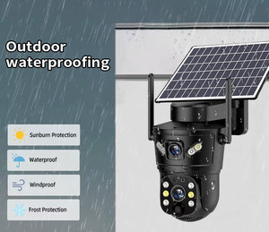 V380pro 4G 6MP 2K Bảng Điều Chỉnh Ống Kính Kép Ngoài Trời Máy Ảnh 4G <span class=keywords><strong>Wifi</strong></span> Năng Lượng Mặt Trời Máy Ảnh Ptz An Ninh Nhà CCTV Video Giám Sát Được Xây Dựng Trong Pin - Product Image 3