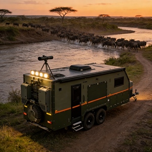 Remorque de camping tout-terrain personnalisable de haute qualité, <span class=keywords><strong>caravane</strong></span>, maison isolée à <span class=keywords><strong>double</strong></span> essieu pour les voyages longue distance et le camping - Product Image 2