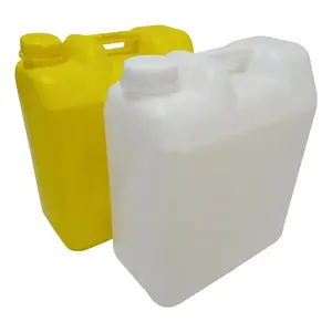 20L方形黄色化学滚筒塑料滚筒用于存放塑料容器塑料滚筒