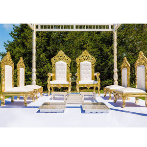 Juego de Sillas de Boda Doradas Modernas de Diseño Reciente, Color y Tamaño Personalizados, Sillas de Boda de Madera, Diseño Portátil DSTEXPORTS - Product Image 1